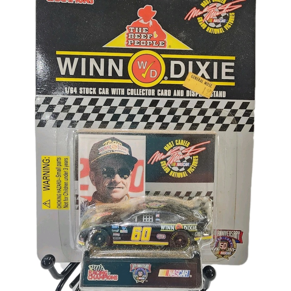 Racing Champions Nascar 1/64 diecast #60 Winn Dixie Chek Mark Martin NIP 1998